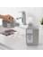 BEYAZ-400ML Tarzı Çamaşır Sıvı Dolum Şişesi Çamaşır Deterjanı Dispenseri Büyük Kapasiteli Yumuşatıcı Deterjan Depolama Kabı (Yurt Dışından) 2