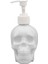 Beyaz Stil Banyo Şampuan Duş Jeli Şişeleri Için Plastik Kafatası Heykeli El Sabunu Şişesi Kolay ve Güzel Sıvı Sabun Dağıtıcısı (Yurt Dışından) 1