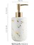 B(Mat) Stili 400ML Yüksek Mat Marmer Desenli Banyo Sabunluk Seramik Losyon Şişesi Sabunluk Diş Fırçası Tutucu Ağız Gargara Bardağı (Yurt Dışından) 1