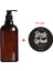Vücut Yıkama Stili 1 Bilgisayar Banyo Duş Şampuan Kondisyoner Şişesi El Basma Sıvı Konteyner 500ML.9OZ Kahverengi Sabun Şişesi (Yurt Dışından) 1