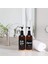 Vücut Yıkama Stili 1 Bilgisayar Banyo Duş Şampuan Kondisyoner Şişesi El Basma Sıvı Konteyner 500ML.9OZ Kahverengi Sabun Şişesi (Yurt Dışından) 4