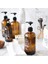 Şampuan Stili Için B 230 ml 460 ml Sabunluk Banyo Kahverengi Cam Dolum Şişesi Şampuan Vücut Yıkama Saç Kremi Sıvı Saklama Alt Şişesi (Yurt Dışından) 2
