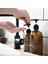 Şampuan Stili Için B 230 ml 460 ml Sabunluk Banyo Kahverengi Cam Dolum Şişesi Şampuan Vücut Yıkama Saç Kremi Sıvı Saklama Alt Şişesi (Yurt Dışından) 4