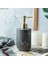 No.4 Tarzı 400ML Yüksek Mat Marmer Desenli Banyo Sabunluk Seramik Losyon Şişesi Sabunluk Diş Fırçası Tutucu Ağız Gargara Bardağı (Yurt Dışından) 4