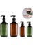 Kahverengi 300ML Tarzı Basınçlı Şişe Vücut Yıkama Şampuanı Dispenser Şişeleri Sabunluk Banyo Pompası Şişesi Ev Banyo Saklama Malzemeleri (Yurt Dışından) 2