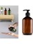 Kahverengi 300ML Tarzı Basınçlı Şişe Vücut Yıkama Şampuanı Dispenser Şişeleri Sabunluk Banyo Pompası Şişesi Ev Banyo Saklama Malzemeleri (Yurt Dışından) 3