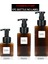 A-Kahverengi Stil 250 ml Dolumlu Sabun Pompası Şişesi Kare Sıvı Losyon Şampuan Dağıtıcı Banyo Duş Köpüklü Boş Şişe (Yurt Dışından) 1