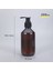 200ML Kahverengi Stil 1 Adet Pompalı Şampuan Sabun Losyon Saklama Kabı Boş Kahverengi Plastik Şişe 100ML 200ML 300ML 400ML 500ML (Yurt Dışından) 1
