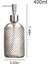 Gri Stil 400ML Cam Sıvı Sabun Dağıtıcıları Şeffaf Losyon Sıvı Sabun Şişesi Taşınabilir Banyo Mutfak Lavabo Aksesuarları (Yurt Dışından) 1