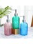 Gri Stil 400ML Cam Sıvı Sabun Dağıtıcıları Şeffaf Losyon Sıvı Sabun Şişesi Taşınabilir Banyo Mutfak Lavabo Aksesuarları (Yurt Dışından) 2