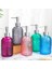 Gri Stil 400ML Cam Sıvı Sabun Dağıtıcıları Şeffaf Losyon Sıvı Sabun Şişesi Taşınabilir Banyo Mutfak Lavabo Aksesuarları (Yurt Dışından) 3