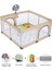 Playard Keten Potalı Güvenli Bebek ve Çocuk Oyun Alanı Oyun Parkı 125X125 Oyun Matı ve Topları 1