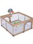 Playard Basket Potalı Güvenli Bebek ve Çocuk Oyun Alanı Oyun Parkı 125X125 Oyun Matı/ Toplar Yataklı 2