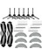 20 Adet Aksesuarları Kiti Vactidy Çevik T7 T8 Robot Vakum Ana Yan Fırça Hepa Filtre Paspas Pedi Yedek Parçalar (Yurt Dışından) 1
