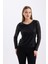 Içi Astarlı Pul Payet Abiye Bluz | BLZ35497 2