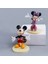 Anime Disney 6'lı Figür Seti Mickey Mouse ve Arkadaşları Sevimli Hediyelik Mini Figürler Masa Üstü Oyuncak Süs 3