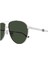 GG1440S 002 59-14 Erkek Yeşil Mat Camlı Gümüş Metal Damla Güneş Gözlüğü 3