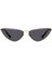 0035/S 000IR 64-15 Kadın Füme Mat Camlı Altın Metal Cat Eye Güneş Gözlüğü 2