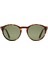 3092-S-M 9015/31 52-19 Unisex Güneş Gözlüğü – Kahverengi Asetat Çerçeve & Mat Yeşil Cam 2
