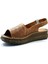 Kadın Deri Dolgu Topuk Sandalet 107-206151-01 2