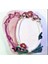 Çiçek Kabartmalı 19CM Çerçeve Silikon Kalıp K-056, Alçı Polyester Sabun Mum Kalıbı 1