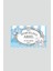 Hoşgeldin Bebek Yapışkanlı Sticker Etiket (Erkek Için) 5x4 cm 56 Adet 1