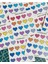 Kalp Sticker Set Renkli 4 Parça 1