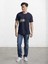 Orman Gölge Baskılı Bisiklet Yaka T-Shirt 1