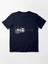 Orman Gölge Baskılı Bisiklet Yaka T-Shirt 2