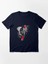 Pusula Baskılı Bisiklet Yaka T-Shirt 2
