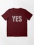 Yes Baskılı Bisiklet Yaka T-Shirt 2