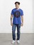 Yumruk Yıldız Baskılı Bisiklet Yaka T-Shirt 1