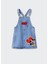 Kız Çocuk Denim Mickey Mouse Jile Salopet 1
