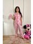 Kız Çocuk Barbie Kısa Kollu Pijama Takımı 1