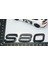 S80 Siyah Abs 3m 3D Bagaj Yazı Logo Volvo Ile Uyumlu 3