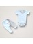 Minik Sincap Nakışlı %100 Cotton Antib.akteriyel 10LU Zıbın Takımı Hastane Çıkışı 2