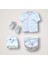 Minik Sincap Nakışlı %100 Cotton Antib.akteriyel 10LU Zıbın Takımı Hastane Çıkışı 3