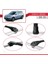 Citroen C-Crosser 2006-2013 Arası ile Uyumlu Ace-1 Ara Atkı Tavan Barı Siyah 4