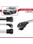 Jeep Grand Cherokee 2005-2010 Arası ile Uyumlu Ace-1 Ara Atkı Tavan Barı Gri 3