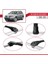 Mitsubishi Outlander 2006-2013 Arası ile Uyumlu Ace-1 Ara Atkı Tavan Barı Siyah 4