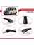 Toyota Yaris Verso (XP20) 2000-2005 Arası ile Uyumlu Ace-1 Ara Atkı Tavan Barı Siyah 4