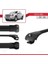 Isuzu D-Max 2012-2015 ile Uyumlu Ace-1 Ara Atkı Tavan Barı Siyah 3