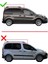 Citroen Berlingo 2008-2018 Arası ile Uyumlu Ace-1 Ara Atkı Tavan Barı Gri 3