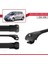 Toyota Corolla Verso (E120) 2004-2008 Arası ile Uyumlu Ace-1 Ara Atkı Tavan Barı Siyah 3