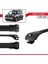 Renault Kangoo 2008-2020 Arası ile Uyumlu Ace-1 Ara Atkı Tavan Barı Siyah 3