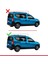 Dacia Dokker 2012 ve Sonrası ile Uyumlu Ace-1 Ara Atkı Tavan Barı Siyah 3