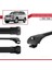 Toyota Land Cruiser Prado (J120) 2002-2006 Arası ile Uyumlu Ace-1 Ara Atkı Tavan Barı Siyah 3