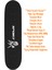 Kemik Teker Kaykay Semi-Pro 8 Katman Yüzey Zımparalı Kaymaz Skateboard 80 cm Ok8 7