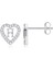 Laatikui Kalp Damızlık Küpe Kızlar Için S925 Gümüş Post Cz Damızlık Küpe (Yurt Dışından) 1