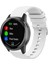 Samsung Galaxy Watch Active 2 40MM / 44MM ile Uyumlu Kordon Jel Silikon Tokalı Kayış 3